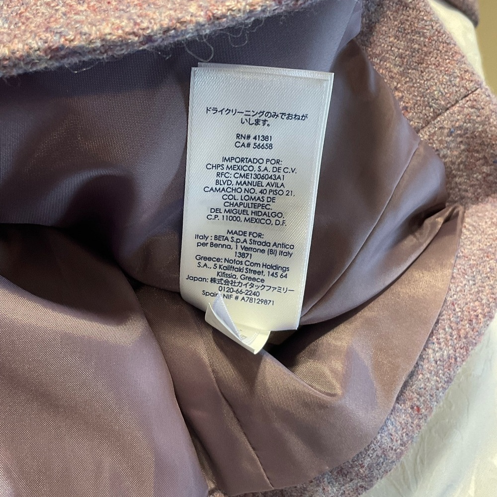 Chaps Petite Light Purple Wool Blend Blazer Womens Size 14P - Picture 13 of 13